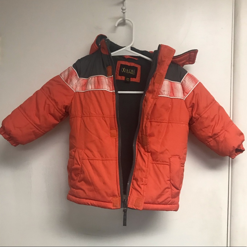 Ixtreme | Cute orange puffy coat size 24m